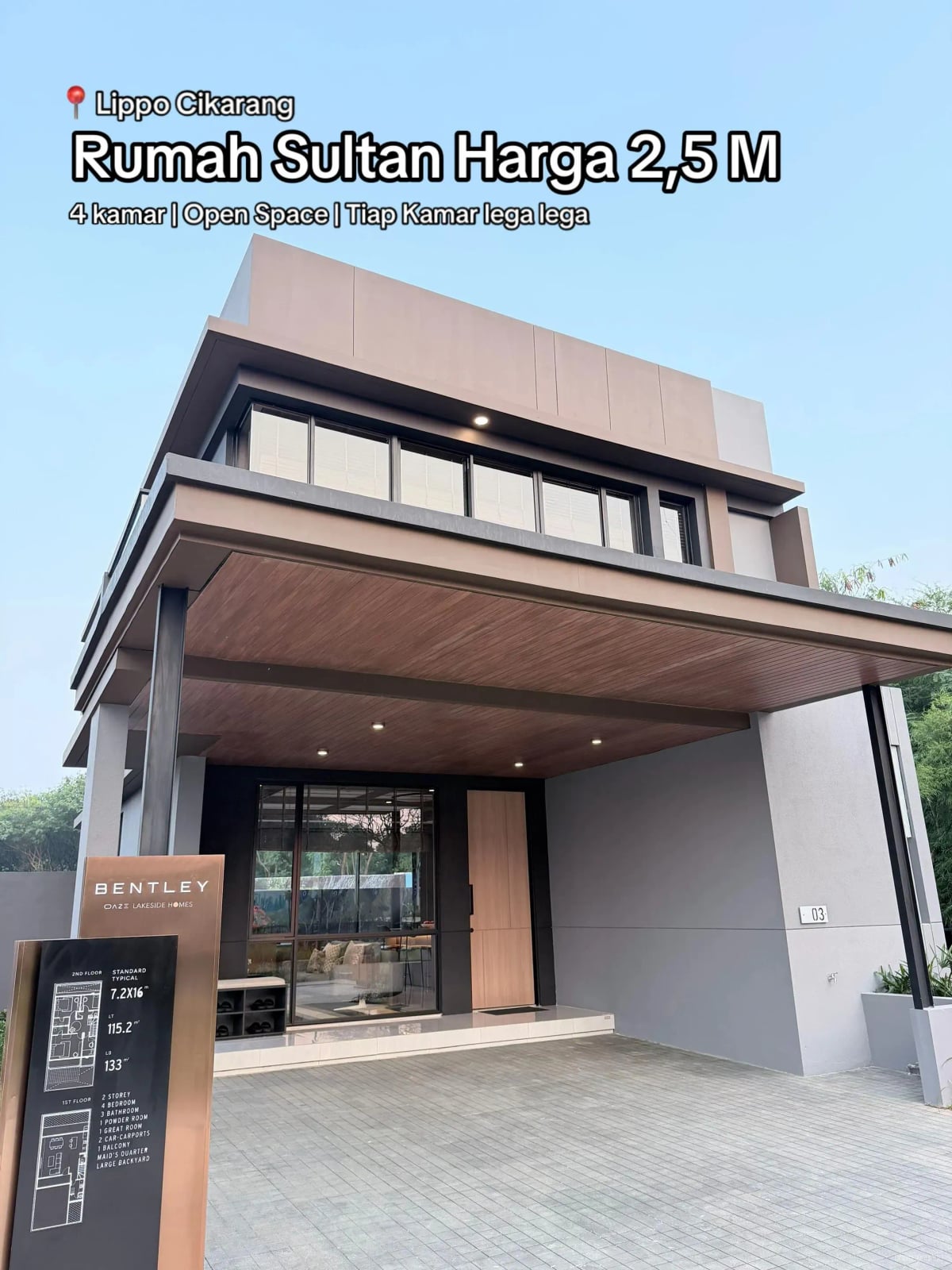 RUMAH SULTAN - BENTLEY OAZE – Lakeside Homes Lippo CIkarang
